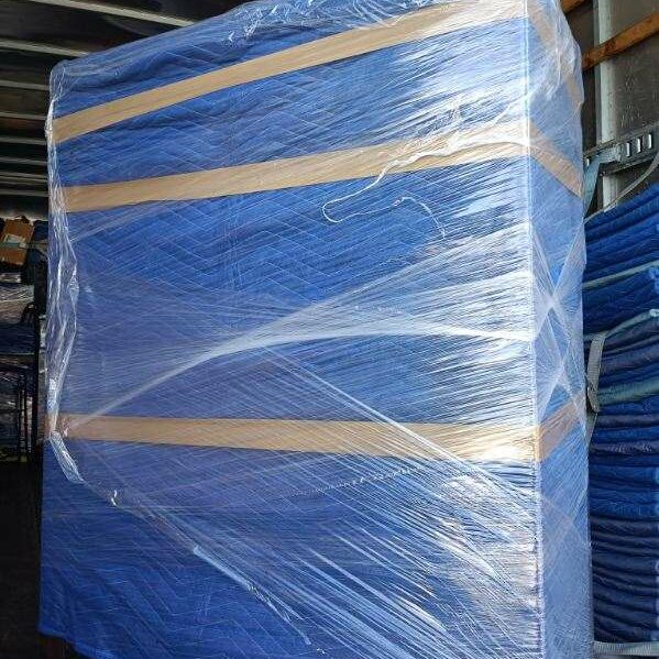 Moving wrapped furniture