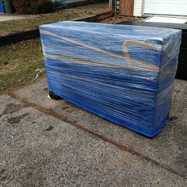 wrapped up furniture